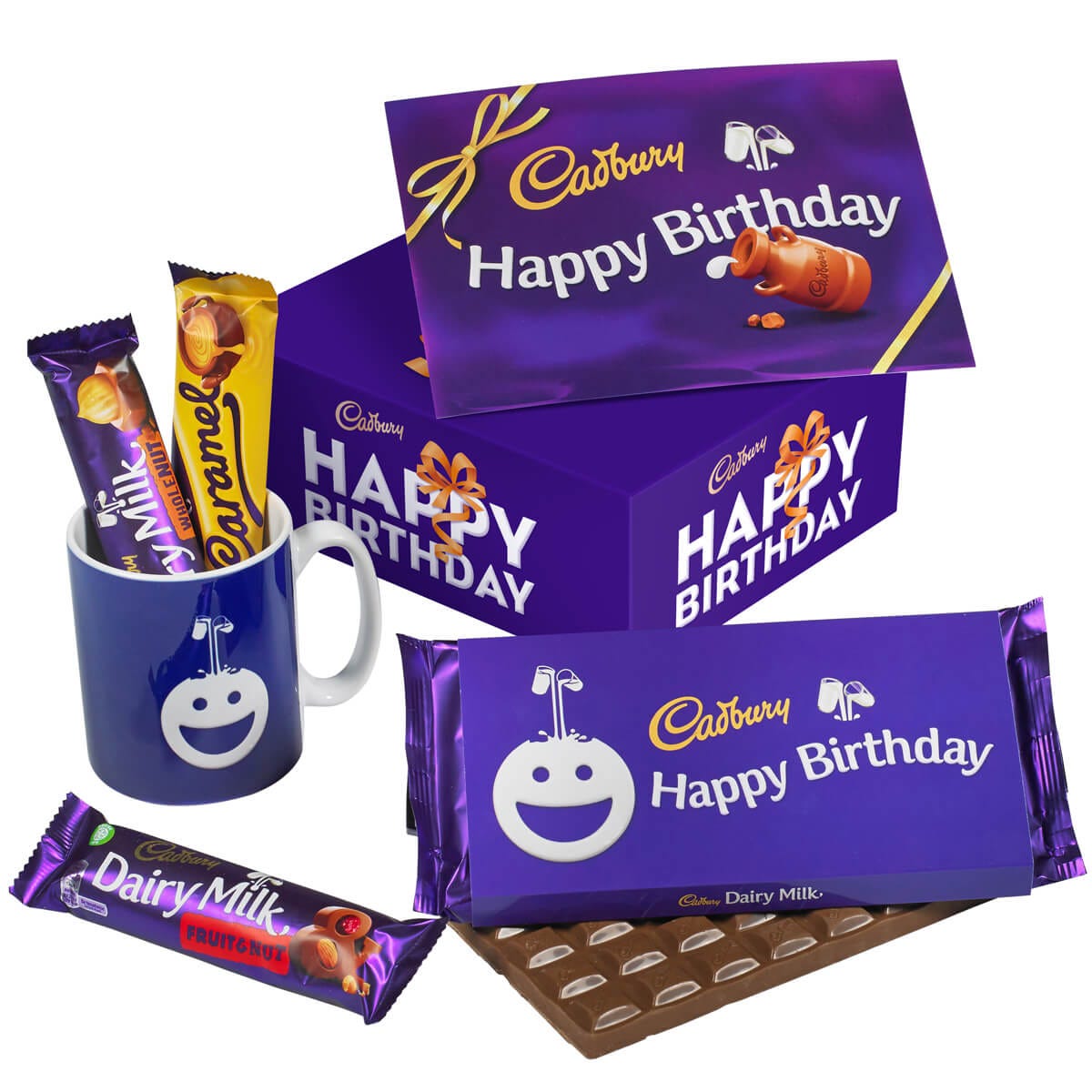 Happy Birthday Chocolate Mug Set