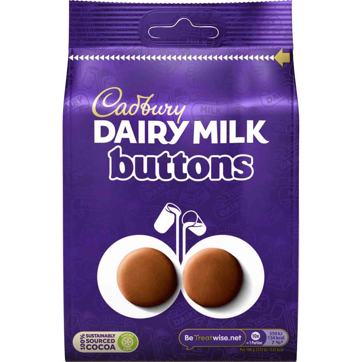 Image of Dairy Milk Giant Buttons 119g