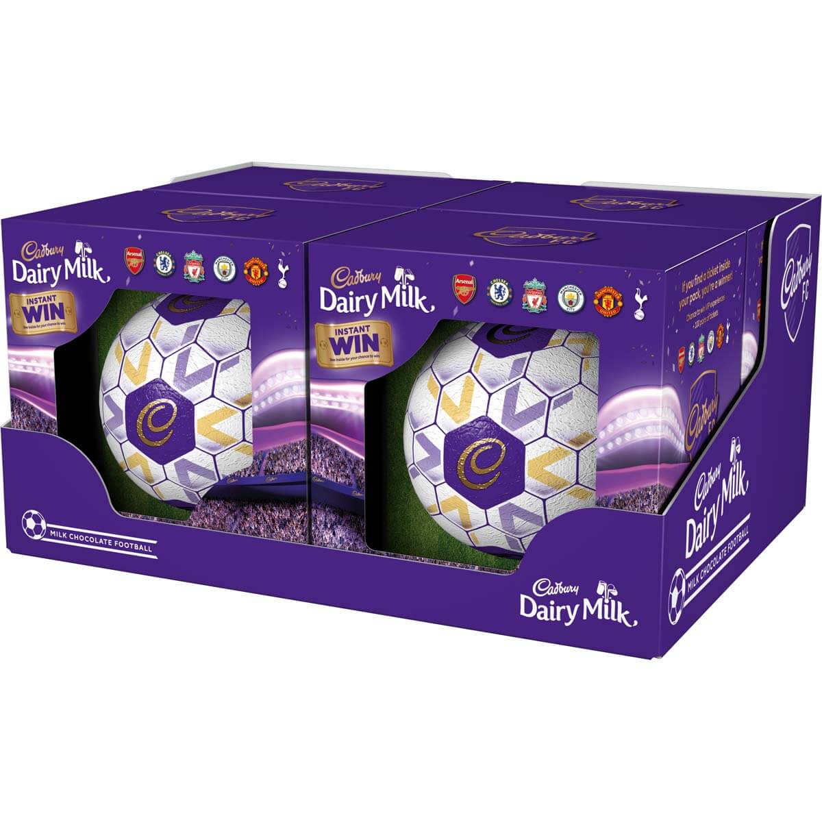 Picture of Cadbury Dairy Milk Chocolate Football 256g (Box of 4)