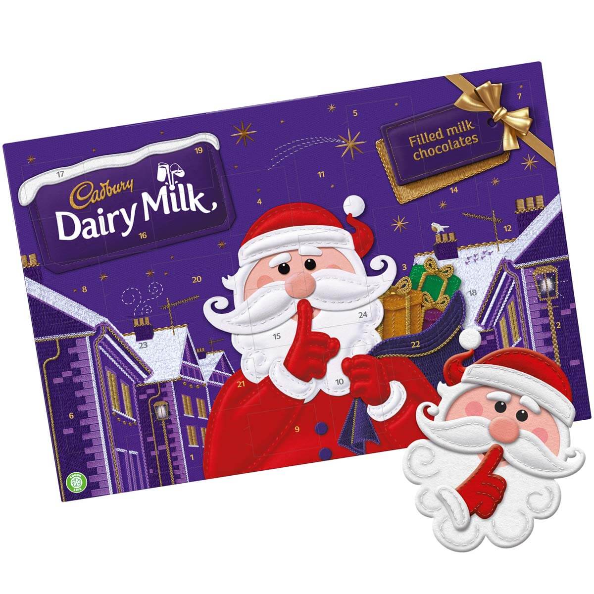 Picture of Secret Santa Dairy Milk Advent Calendar 200g