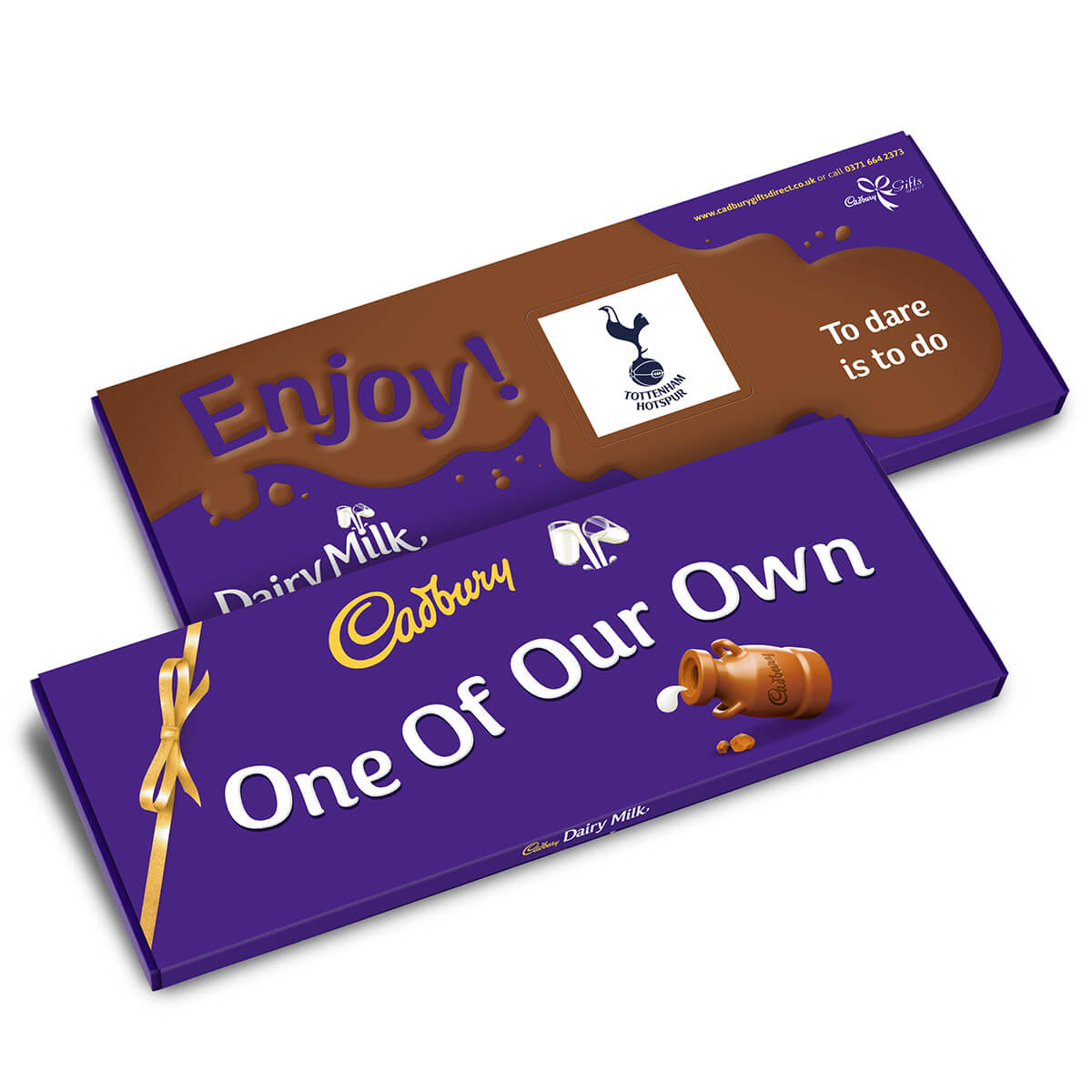 Picture of Tottenham Hotspur F.C. Dairy Milk Bar (850g)