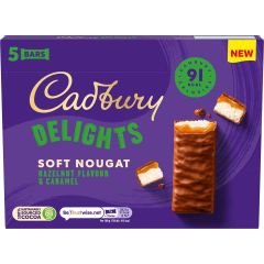 Cadbury Delights Soft Nougat Hazelnut Flavour & Caramel