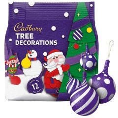 Cadbury Chocolate Tree Decorations 72g