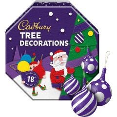 Cadbury Dairy Milk Chocolate Bauble Tree Decorations 108g