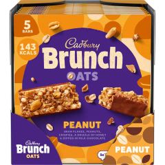 Cadbury Brunch Oats Peanut Bars Pack of 5 