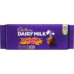 Cadbury Dairy Milk Crunchie Bar 180g