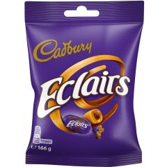 Cadbury Chocolate Eclairs Toffee & Chocolate 130g Bag