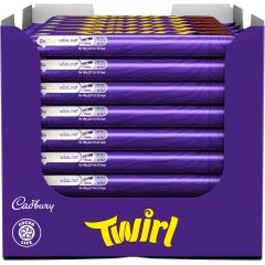 Cadbury Twirl Chocolate Bars 43g (Box of 48)