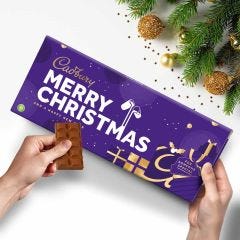 Cadbury Christmas Dairy Milk Chocolate Gift Bar 850g