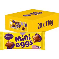 Cadbury Mini Eggs Chocolate Bar 110g (Box of 20)
