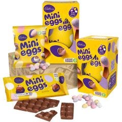 Mini eggs top easter egg