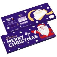 Secret Santa Dairy Milk Merry Christmas Bar 850g 