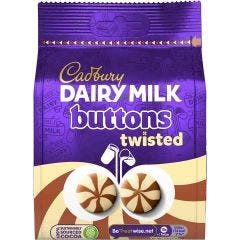 Cadbury Giant Twisted Buttons Bag 105g 