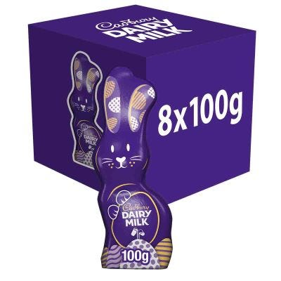 Dairy Milk Easter Hollow Bunny 100g (Box of 8)