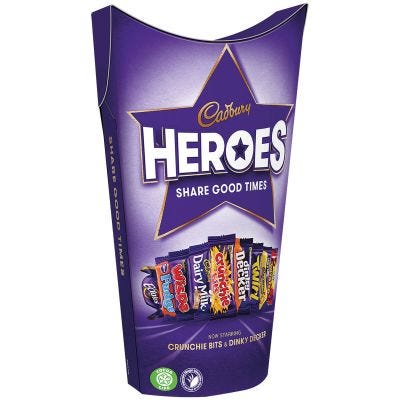 Cadbury Sale Heroes Chocolates Carton 290g
