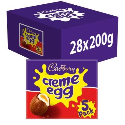 Creme Egg 5 Pack 200g (Box of 28)