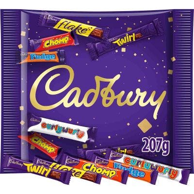 Cadbury Chocolate Treatsize Bars Bag 207g
