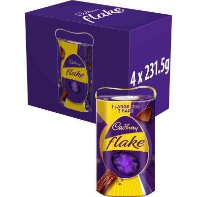 Cadbury Flake Easter Egg 231.8g (Box of 4)