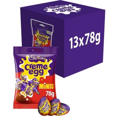 Cadbury Mini Creme Egg Bag 78g (Box of 13)