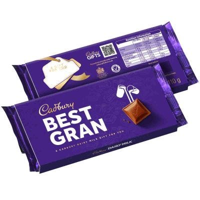 Cadbury Best Gran Dairy Milk Chocolate Bar with Sleeve 110g