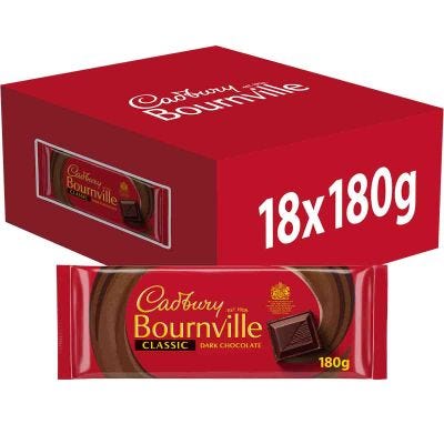 Cadbury Bournville Classic 180g Box of 18