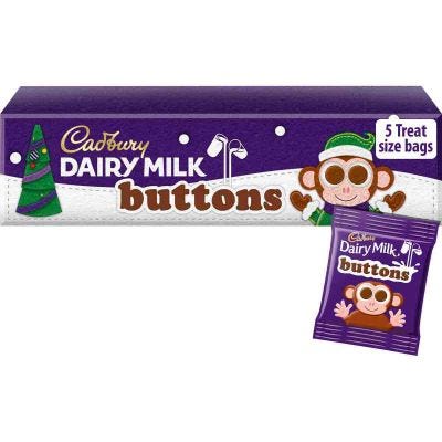Cadbury Dairy Milk Chocolate Buttons Tube 72g