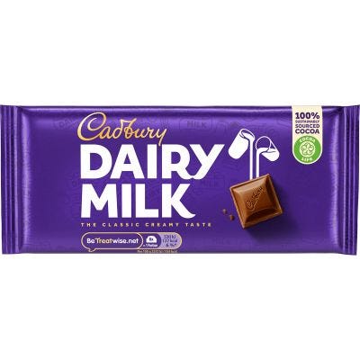 Cadbury Dairy Milk Chocolate Bar 95g