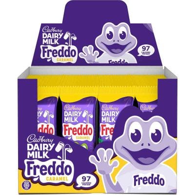 Cadbury Freddo Caramel Chocolate Bar 19.5g (Box of 60)
