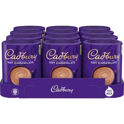 Cadbury Drinking Chocolate 250g (Box of 12)