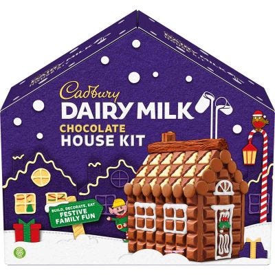 Cadbury Secret Santa Christmas Chocolate House Kit