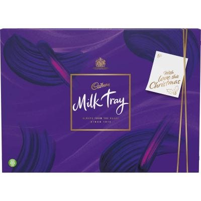 Cadbury Milk Tray 530g with Christmas Sleeve
