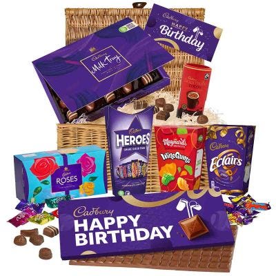Cadbury Ultimate Happy Birthday Chocolate Basket