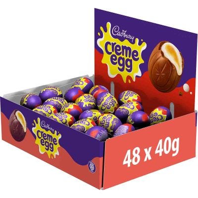 Cadbury Chocolate Creme Egg 40g (Box of 48)