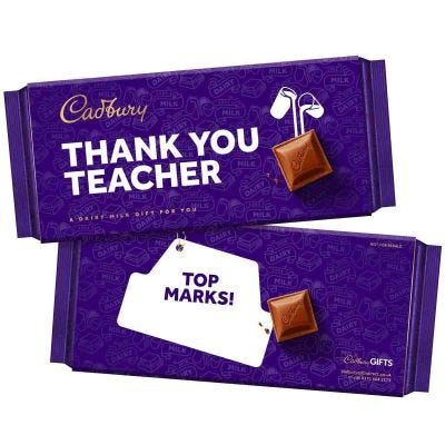 Thank You Teacher Dairy Milk Bar 180g