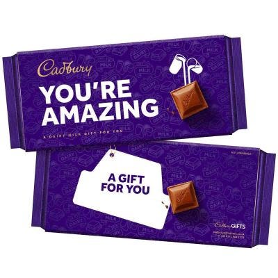 You're Amazing Dairy Milk Chocolate Bar