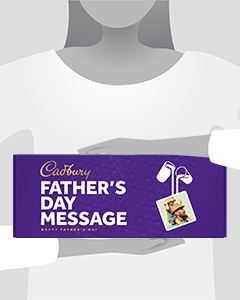 Dairy Milk 850g with Father's Day sleeve XX Large