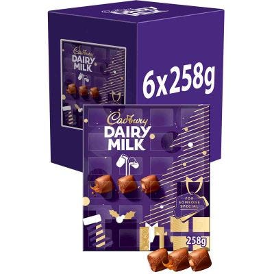 Cadbury Dairy Milk Chocolate Chunk Advent Calendar 258g (Box of 6)