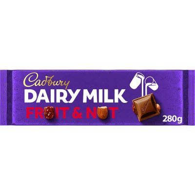 Cadbury Dairy Milk Fruit & Nut Chocolate Bar 280g 