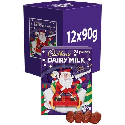 Dairy Milk Advent Calendar 90g (Box of 12)