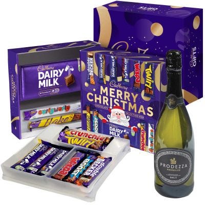 Cadbury Christmas Selection Box & Prosecco Gift