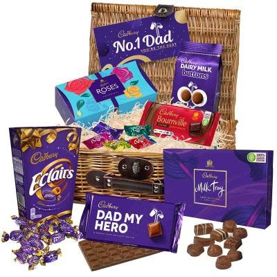 Cadbury Dad's Chocolate Basket- Father's Day