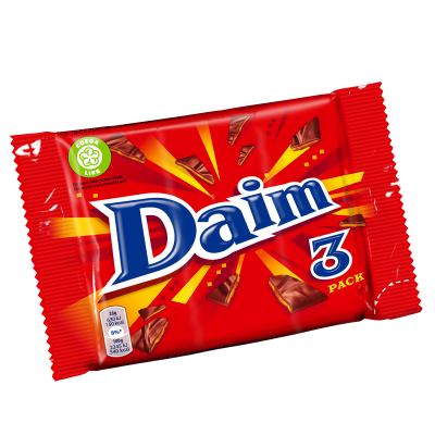 Daim Chocolate Bars Pack of 3 