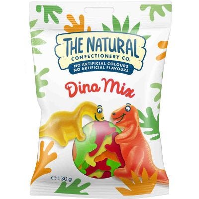 The Natural Confectionery Co. Dino Mix Sweet Bag 130g