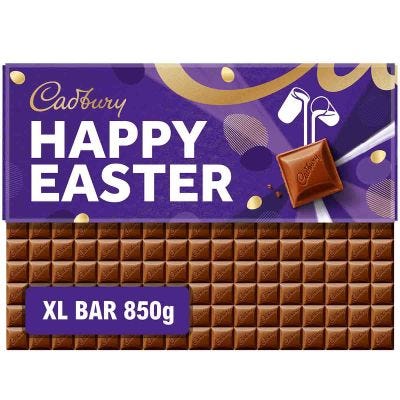 Cadbury Dairy Milk Happy Easter Chocolate Bar 850g