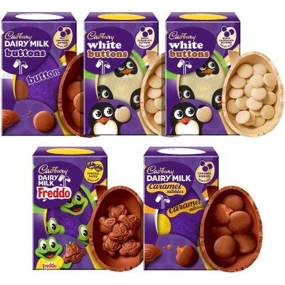 Cadbury Medium Easter Egg 5 Pack Bundle