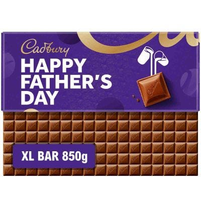 Cadbury Happy Father's Day Chocolate Gift Bar