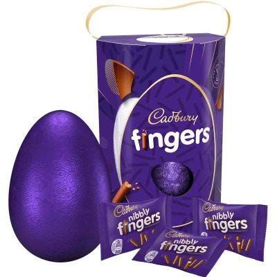 Cadbury Dairy Milk Fingers  Chocolate Egg 212.5g
