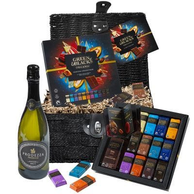 Green & Black's Organic Tasting Collection & Prosecco