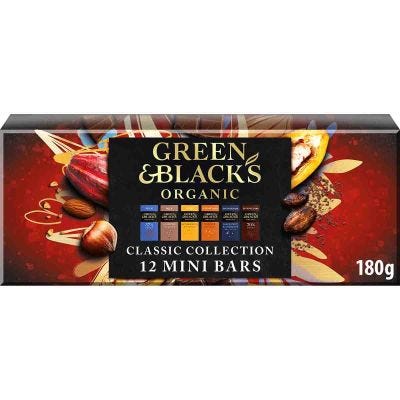 Green & Black's Classic Miniatures Chocolate Bar Collection 180g