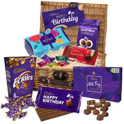 Cadbury Birthday Chocolate Basket